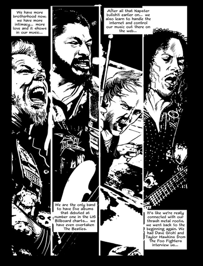 Foto Metallica Comic