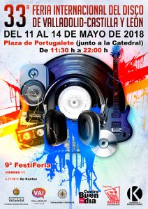 Cartel 33 Feria Internacional del Disco de Valladolid