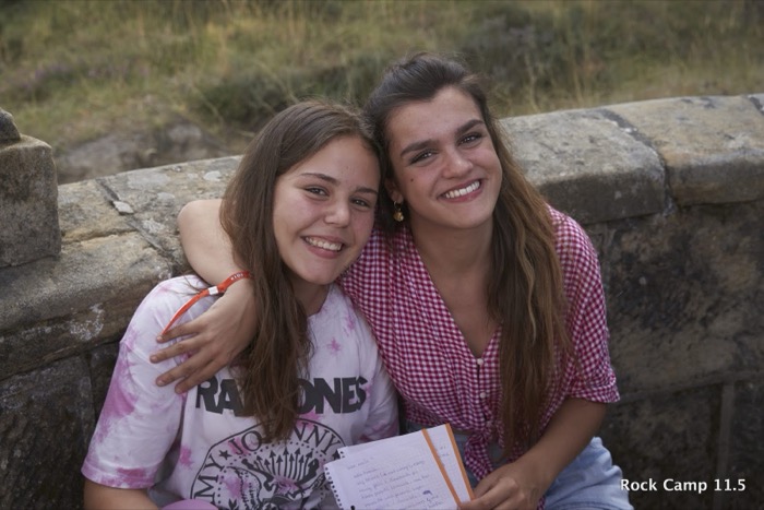 Amaia Romero visita Rock Camp